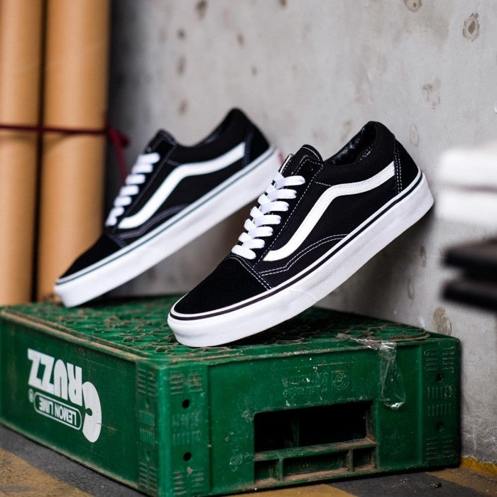 Vans Old Skool Classic Black White Global Market BM STORE ORIGINAL FOOTWEAR