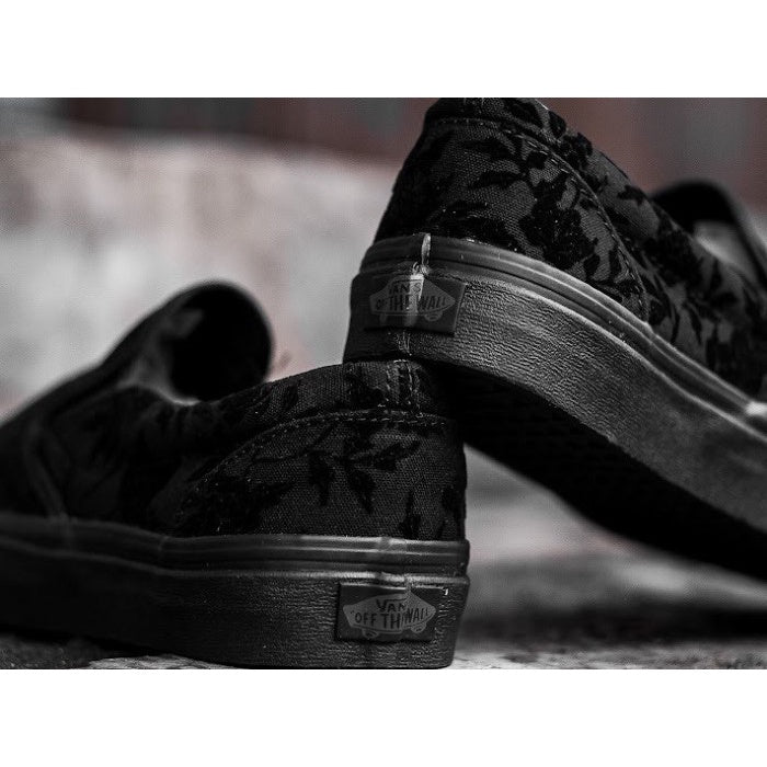 Vans Slip On Flocked Rose Black/Black ORIGINAL