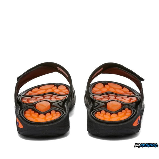 Adidas Adilette Reptossage Core Black Orange White ORIGINAL GX0877