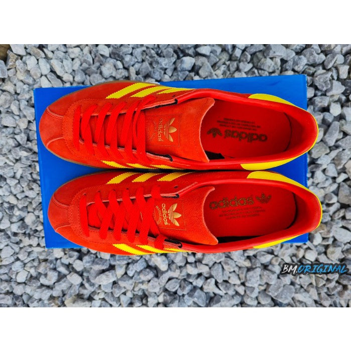 Adidas Munchen Spezial Red Yellow ORIGINAL BA9871