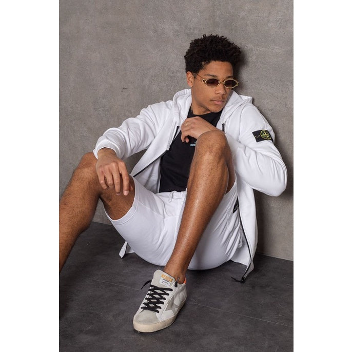 Stone Island Hooded Sweatshirt White 64251 ORIGINAL