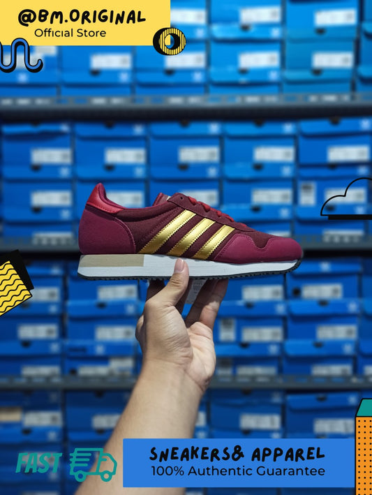Adidas USA 84 Burgundy Matte Gold White ORIGINAL GW0577