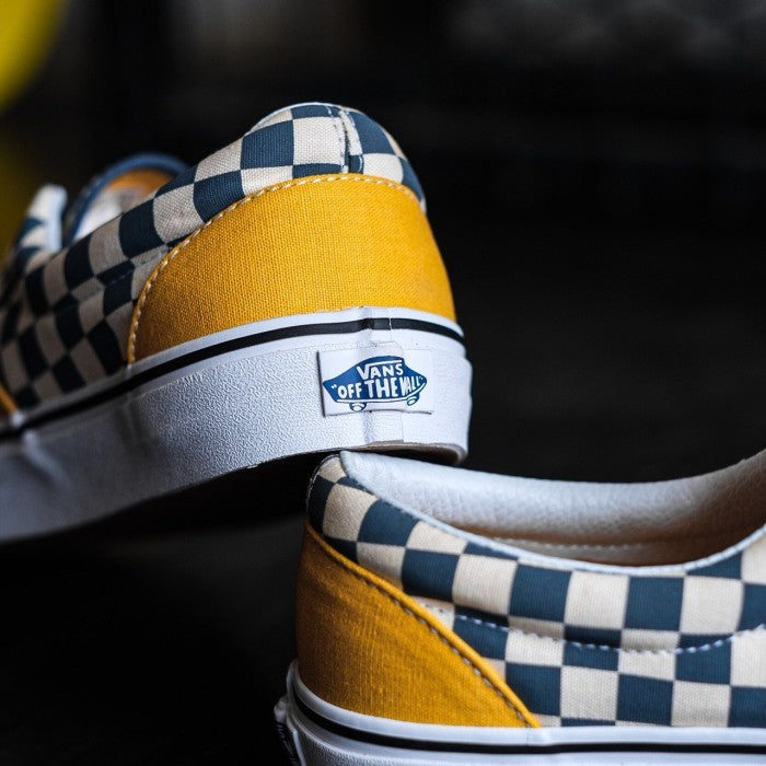 Vans Era Two Tone Checkerboard Black Yellow ORIGINAL