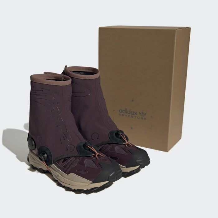 Adidas Hyperturf Gaiter Shadow Maroon Ash Pearl Maroon HQ6508