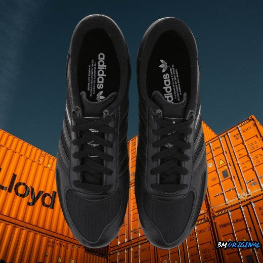 Adidas LA Trainer Leather Black Black White Exclusive ORIGINAL