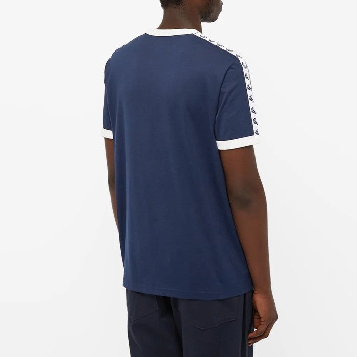 Fred Perry Taped Ringer Tee Carbon Blue M6347