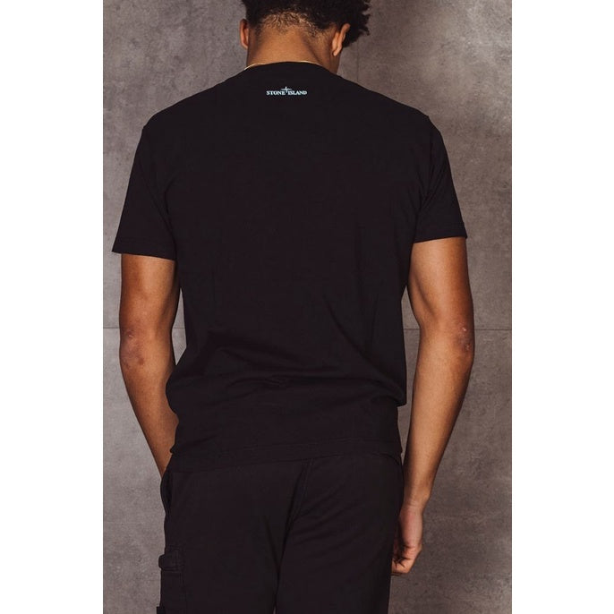 Stone Islanf 2NS93 30/1 Tshirt Print Garment Black ORIGINAL