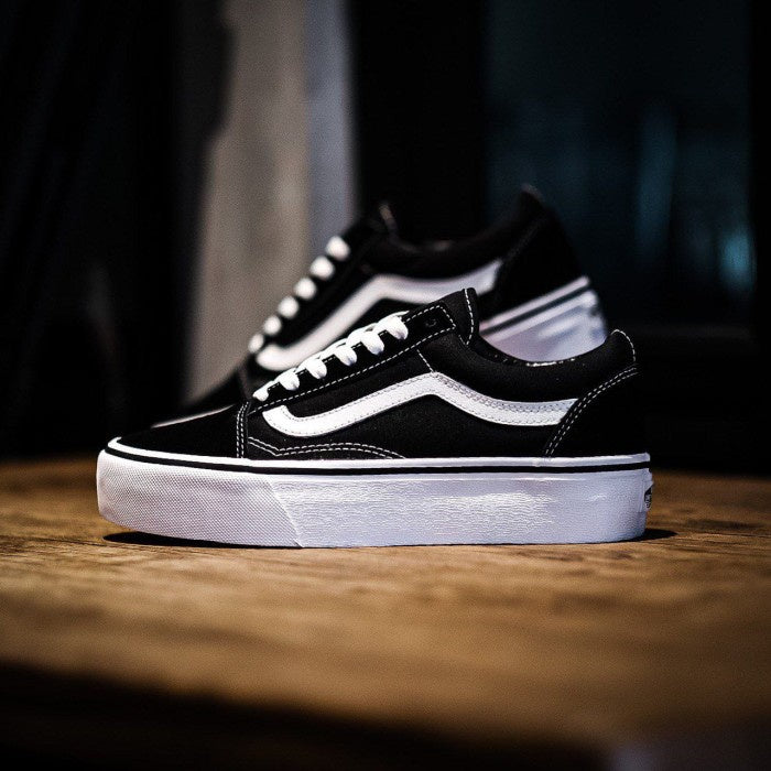 Vans Oldskool Black White Platform Original
