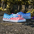 Vans Authentic Classic Checkerboard Blue Red