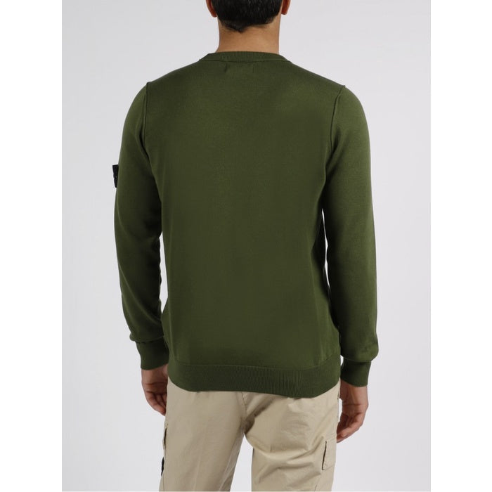 Stone Island Sweater Olive Green ORIGINAL 7615540B2 V0058