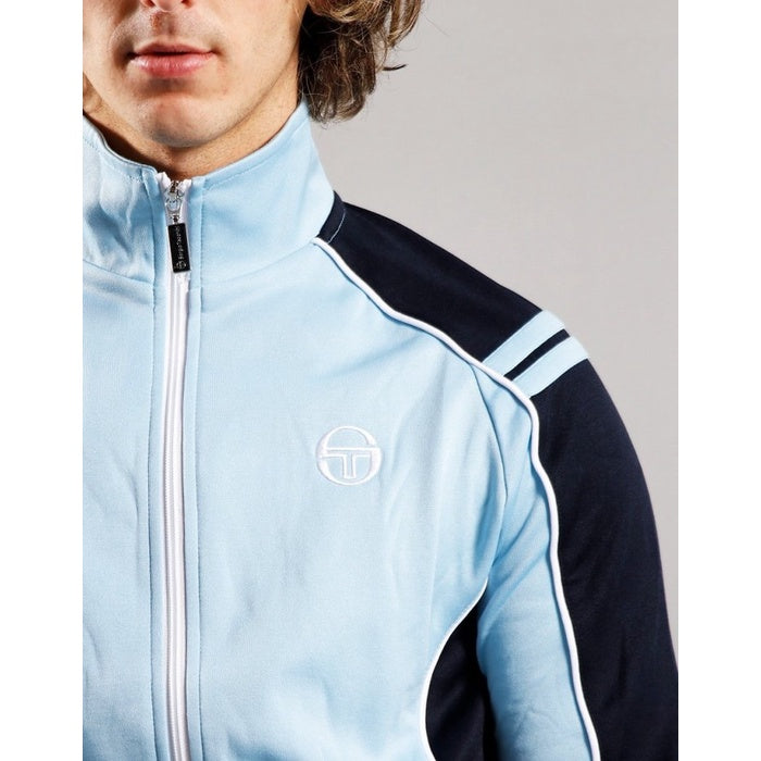 SERGIO TACCHINI ICEBERG TRACK TOP SKYBLUE NAVY WHITE