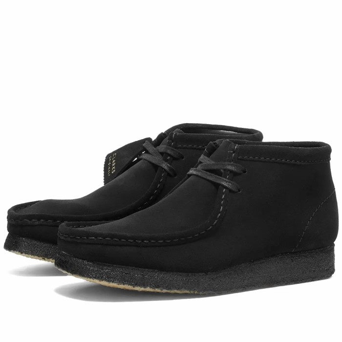 CLARKS ORIGINALS WALLABEE BOOT BLACK SUEDE