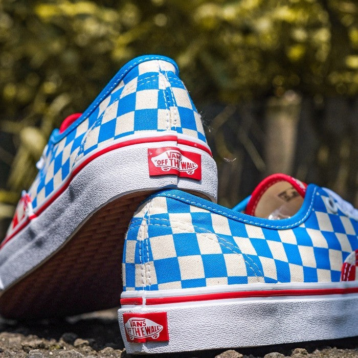 Vans Authentic Classic Checkerboard Blue Red