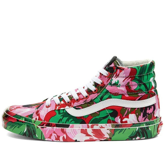 VANS VAULT X KENZO OG SK8-HI LXFLORAL RED TRUE WHITE VN0A4BVB02G