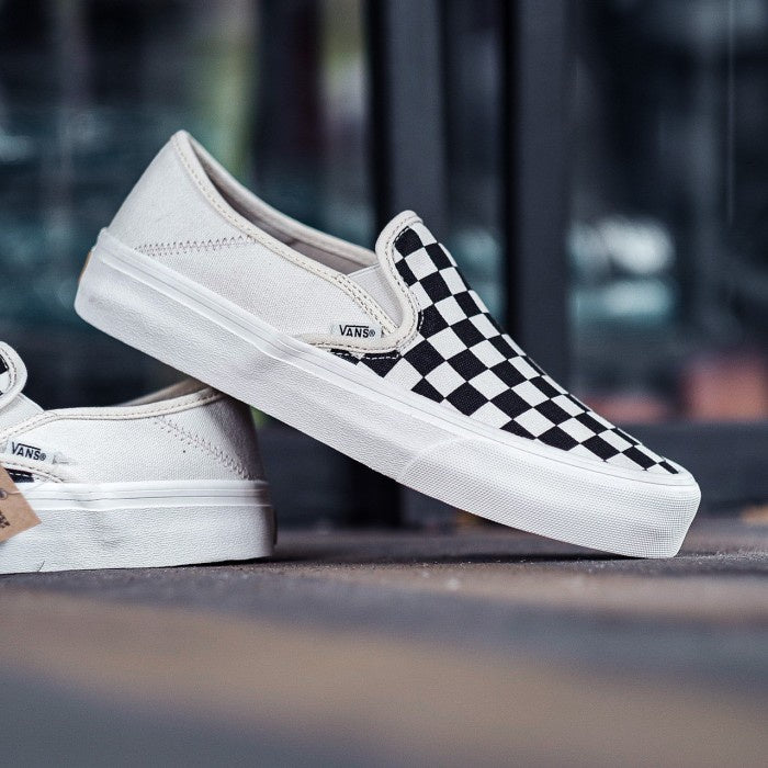 Vans ECO Theory Slip On SF Checkerboard Black / White ORIGINAL