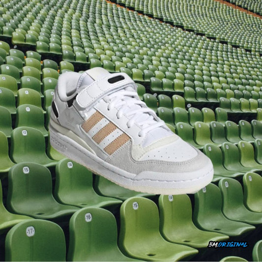 Adidas Forum Low White Magic Beige Core Black ORIGINAL GW7107