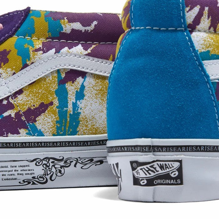 VANS VAULT X ARIES UA OG SK8-MID LXWEED BRIGHT ORIGINAL VN0A4BVC9X21