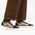 VANS UA BUTTER LEATHER OLD SKOOL LEOPARD BLACK TRUE WHITE VN0A4U3B3I61