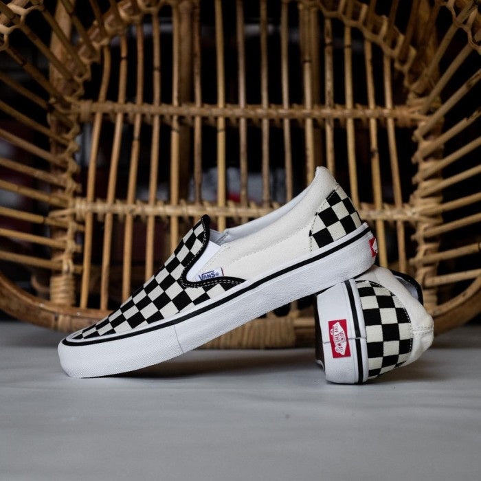 Vans Slip On Pro Checkerboard Black White ORIGINAL