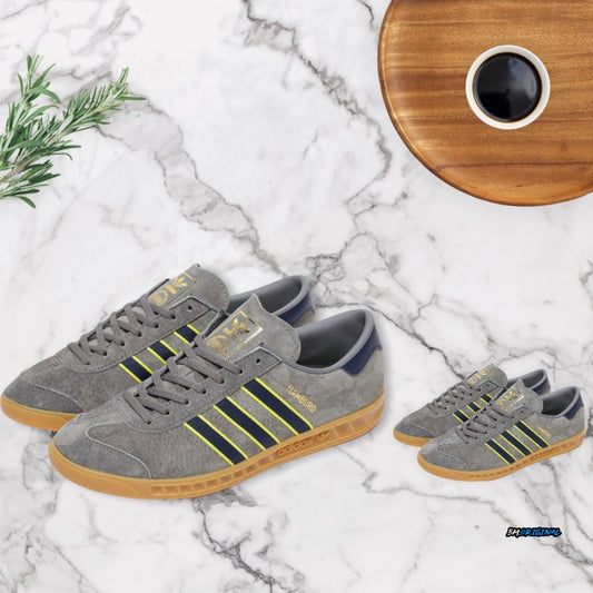 Adidas Hamburg OG Grey Deep Ink Lime Exclusive ORIGINAL