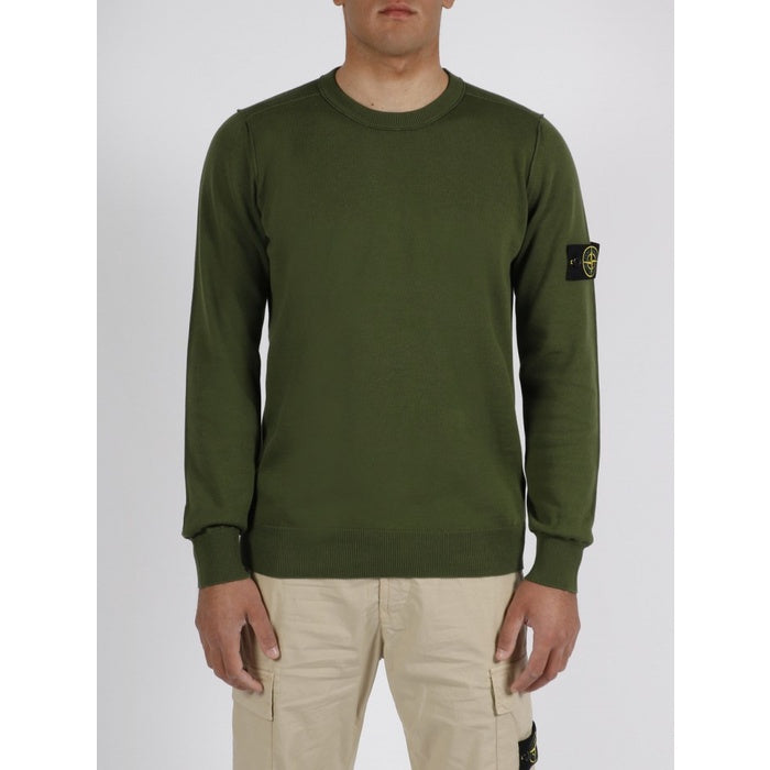 Stone Island Sweater Olive Green ORIGINAL 7615540B2 V0058