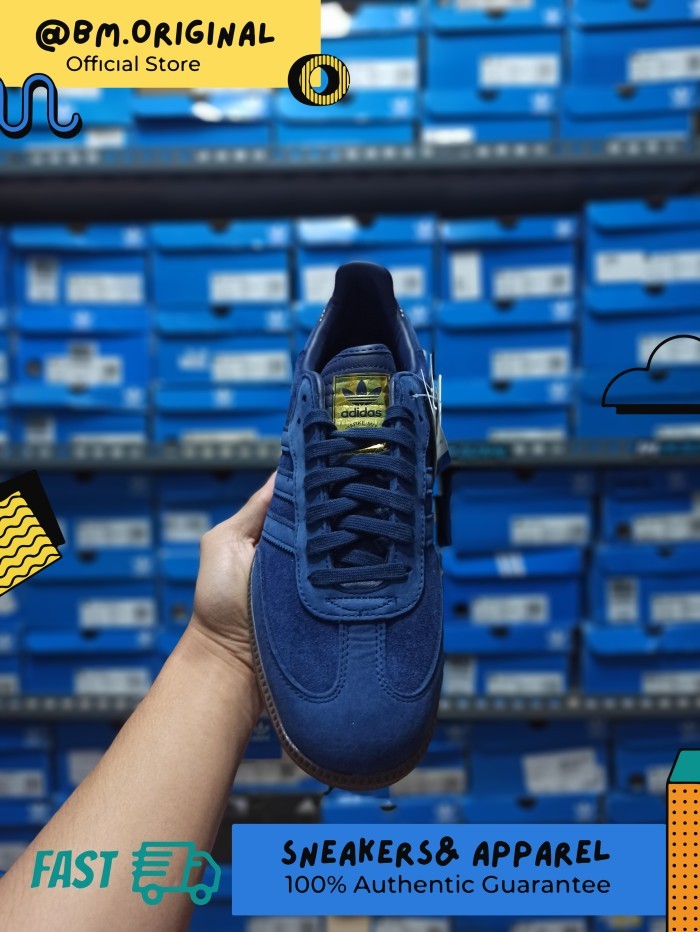 Adidas Samba FB Blue Dark Blue ORIGINAL CQ2089