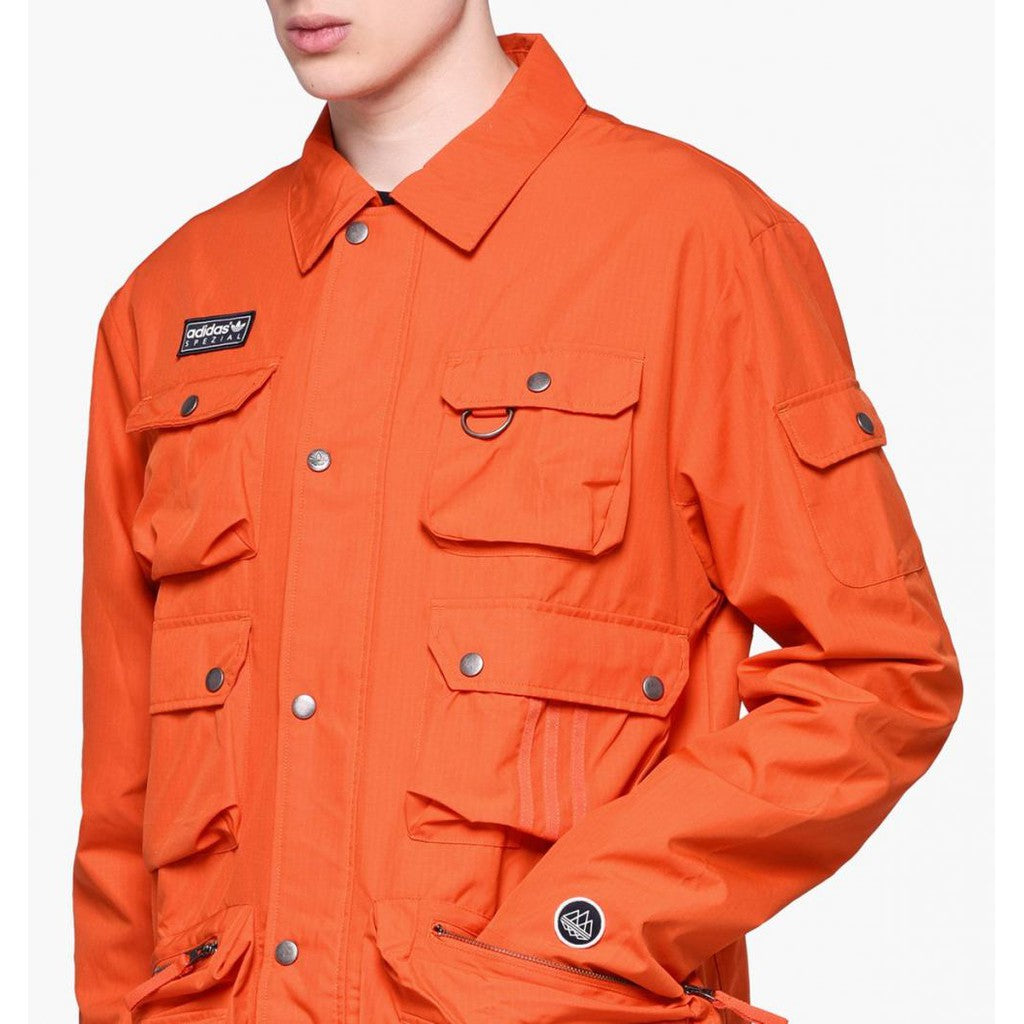 Adidas Wardour SPZL Military Jacket Collegiate Orange ORIGINAL DY5862