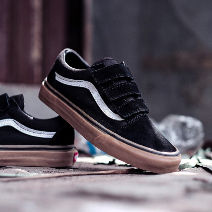 Vans Oldskool Velcro Classic Black / Gum ORIGINAL