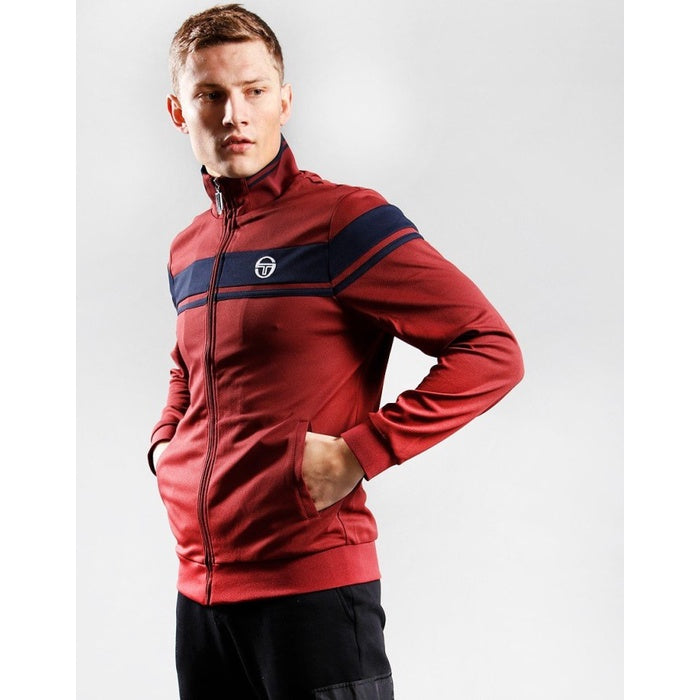 SERGIO TACCHINI DAMARINDO TRACK TOP PORT RED NAVY ORIGINAL