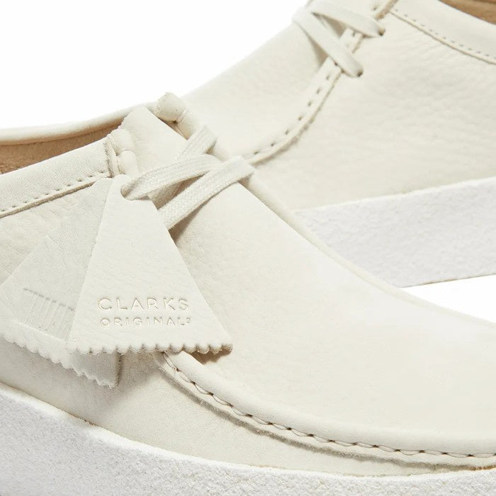 CLARKS ORIGINALS WALLABEE CUP WHITE NUBUCK