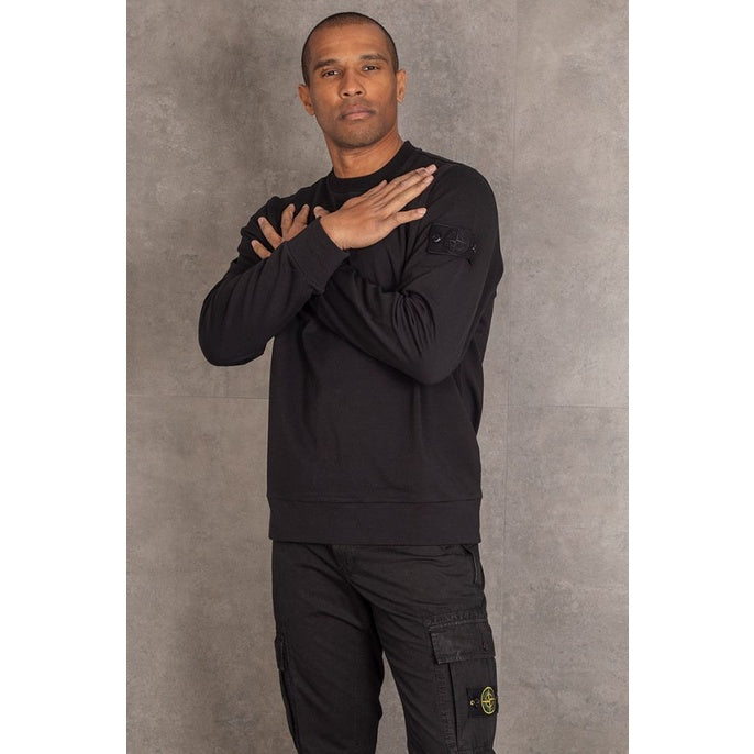 Stone Island Sweatshirt Ghost Badge Tone On Tone ORIGINAL 632F3