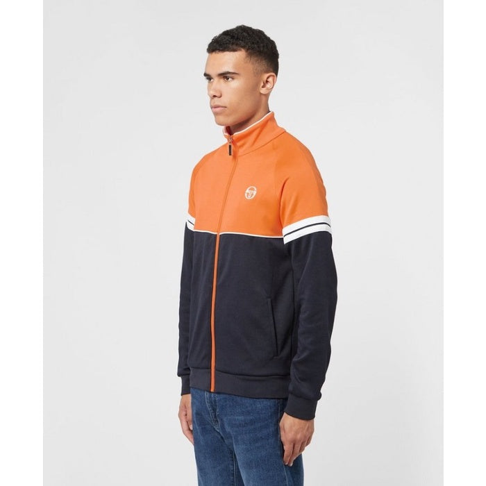 Sergio Tacchini Orion Tracktop Orange Black White Exclusive ORIGINAL