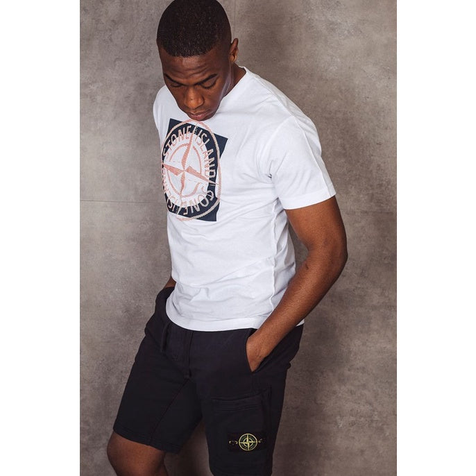 Stone Island T-shirt 2NS93 30/1 Two Printed ORIGINAL