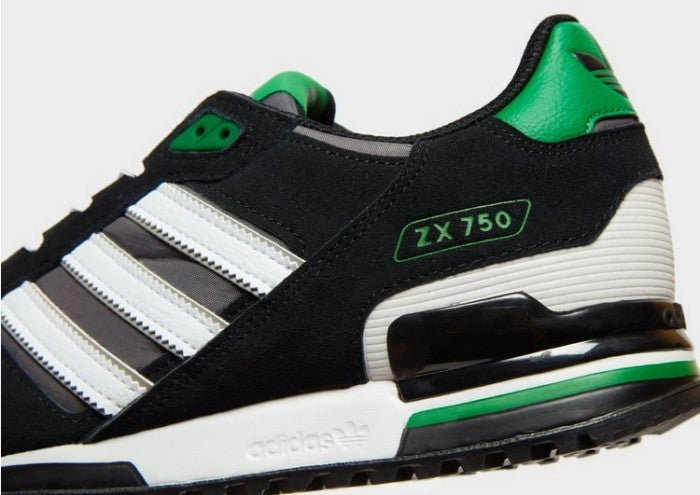 Adidas ZX 750 Black White Green Exclusive ORIGINAL