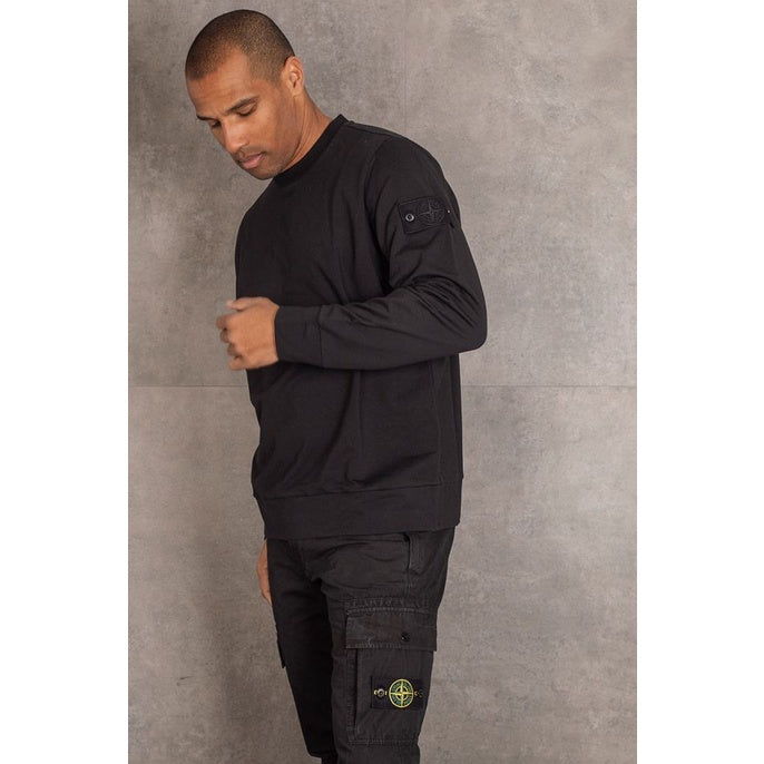 Stone Island Sweatshirt Ghost Badge Tone On Tone ORIGINAL 632F3