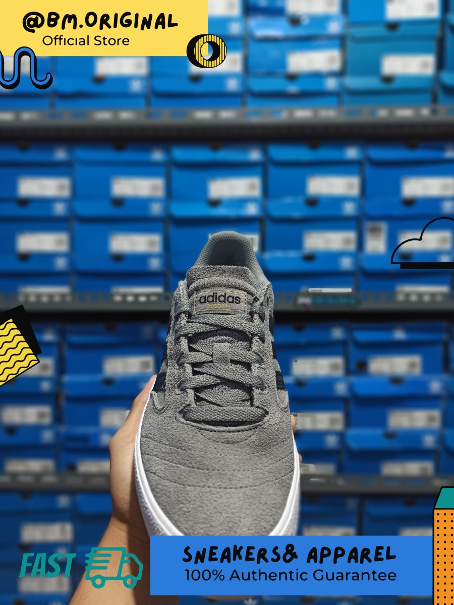 Adidas Busenitz VULC II Grey Three Core Black ORIGINAL GW3189