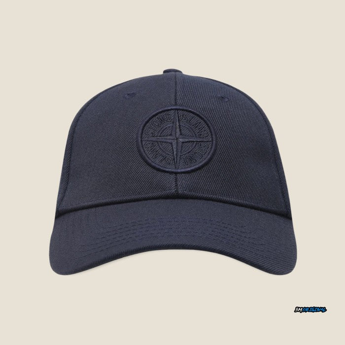 STONE ISLAND Cotton Rep Cap Navy ORIGINAL