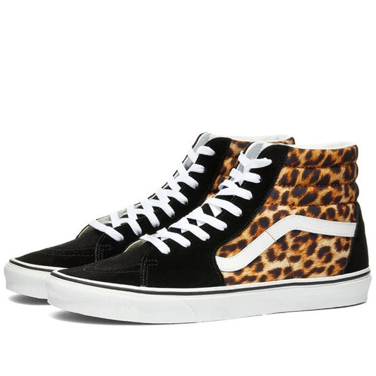 VANS UA SK8-HI LEOPARD BLACK TRUE WHITE ORIGINAL VN0A4U3C3I61