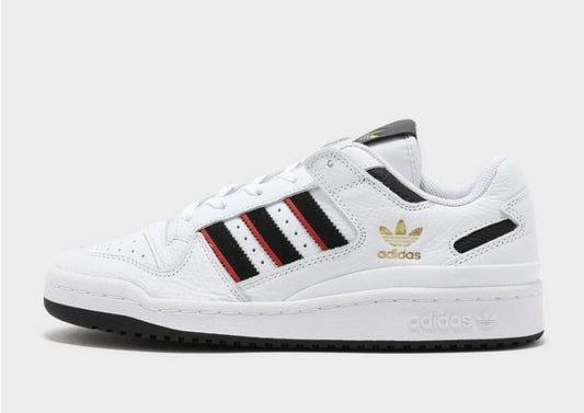 Adidas Forum Low White Black Red White Gold Blacksole Exclusive
