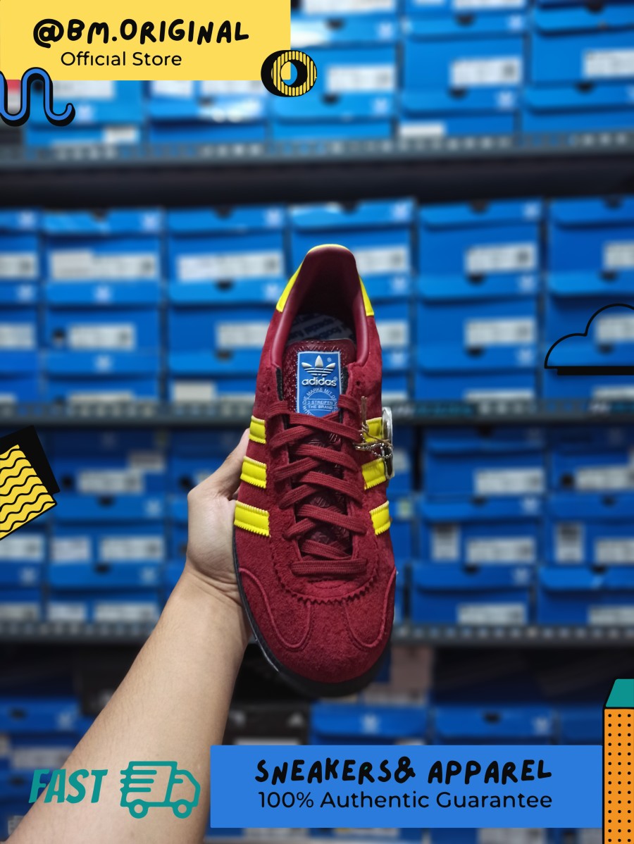Adidas Warszawa SPZL Noble Maroon Bright Yellow ORIGINAL GX3819