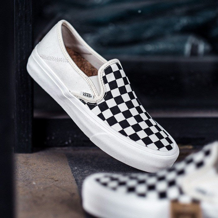 Vans ECO Theory Slip On SF Checkerboard Black / White ORIGINAL