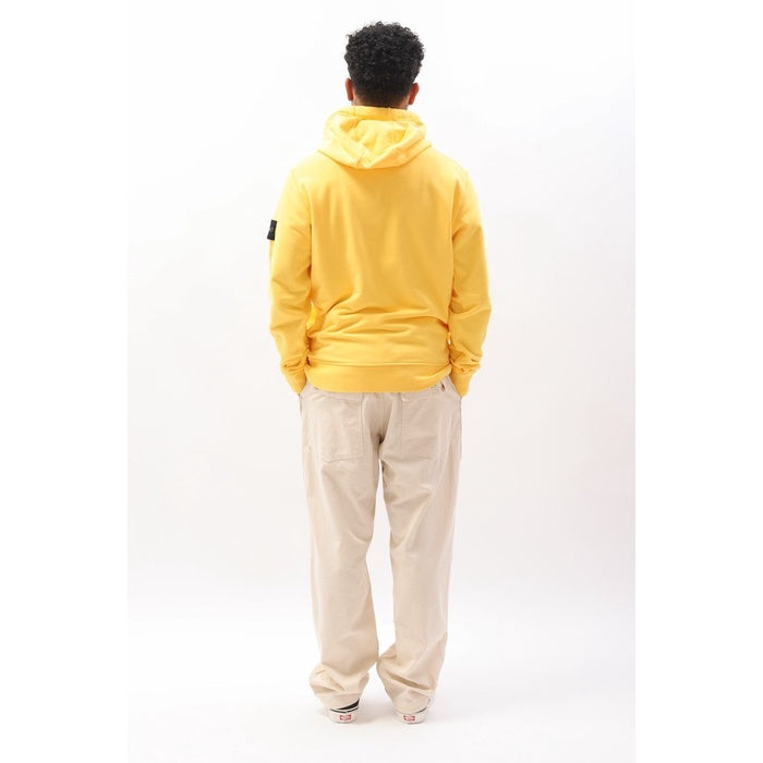 STONE ISLAND Hooded Sweater Yellow ORIGINAL 64151 V0030