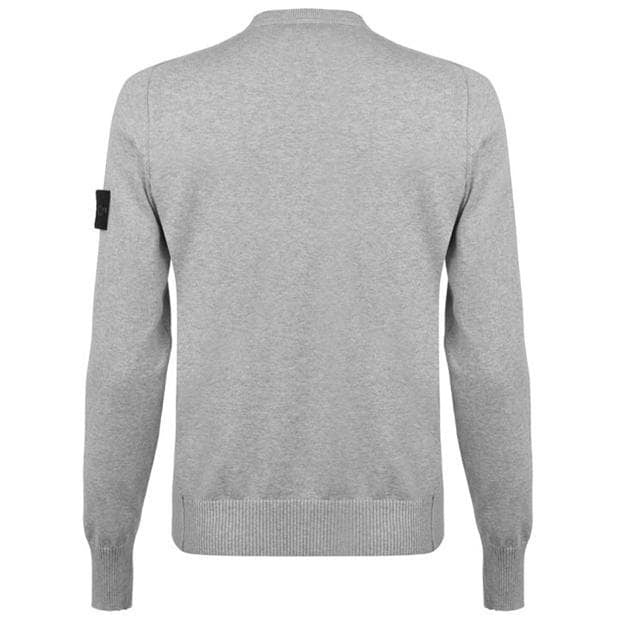 Stone Island Cotton Badge Sleeve Jumper BM STORE ORIGINAL FOOTWEAR