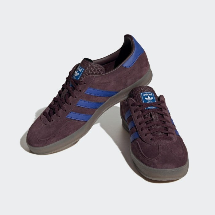 Adidas Gazelle Indoor Shadow Maroon Semi Lucid Blue Brown IG9980