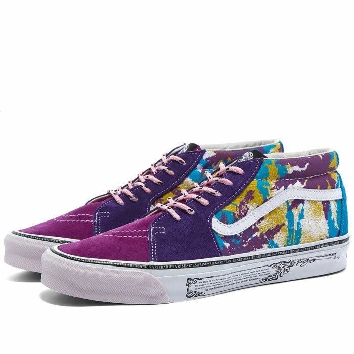 VANS VAULT X ARIES UA OG SK8-MID LXWEED BRIGHT ORIGINAL VN0A4BVC9X21