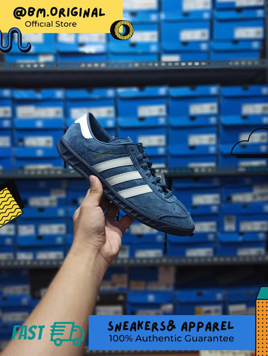 Adidas Hamburg Clear White Blacksole ORIGINAL