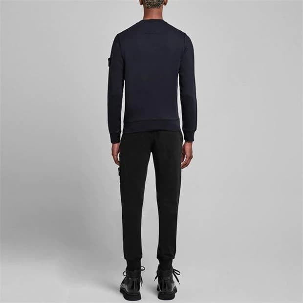 STONE ISLAND Badge Sleeve Sweatshirt Navy