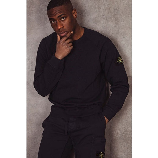 Stone Island Sweatshirt Old effect Garment Dyed Navy ORIGINAL 66360