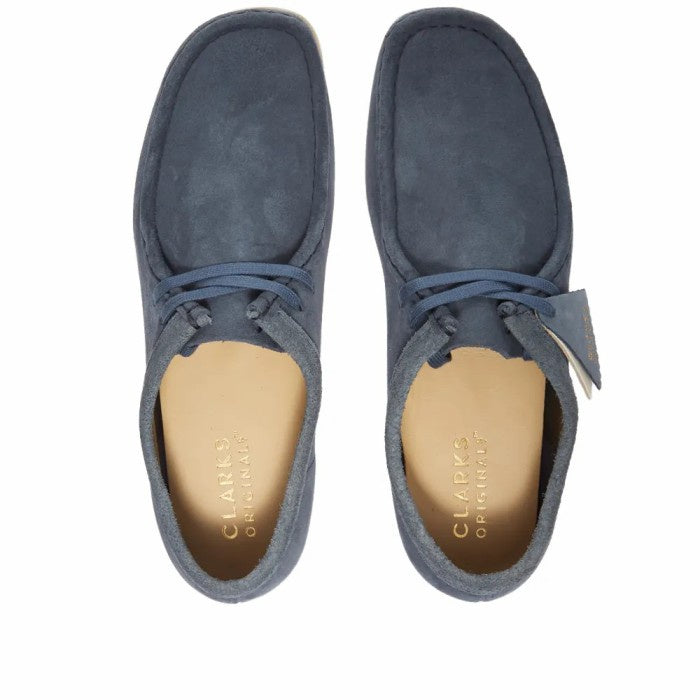 CLARKS ORIGINALS WALLABEE BLUE SUEDE