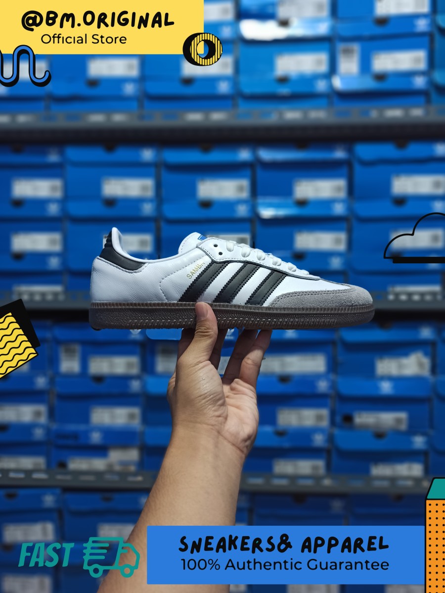 Adidas Samba OG Cloud White Core Black Clear Granite B75806